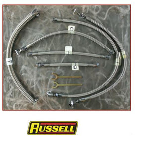 71-151 RUSSELL PRO SYSTEM OIL HOSE KITS Softail® late 1992 thru 1999